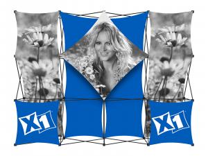 X1 10 ft. -- 4x3 E Fabric Pop-Up Display