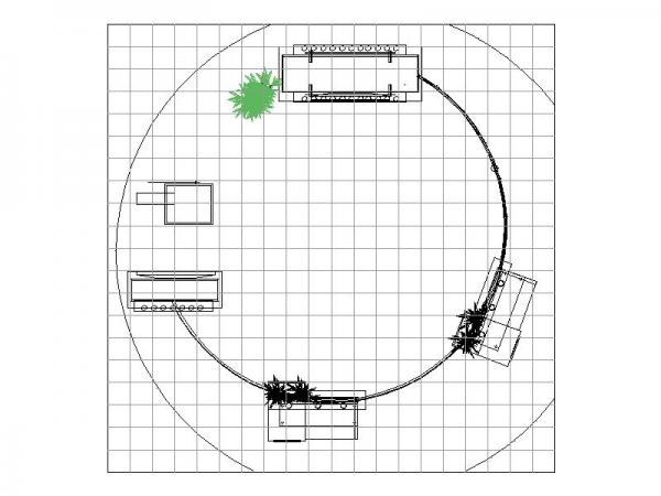 ECO-4083 | Hybrid S Island - Image 4 Overhead View