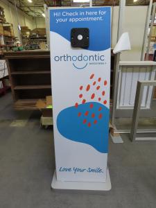 MOD-1363M Surface Tablet Banner Stand with SEG Tension Fabric Graphics