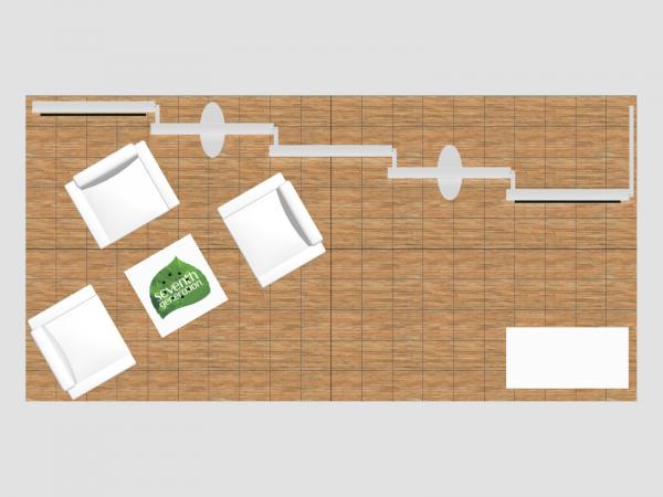 RE-2124 Rental Trade Show Exhibit -- Plan View