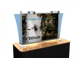 VK-1290 Portable Hybrid Trade Show Table Top Exhibit -- Image 1